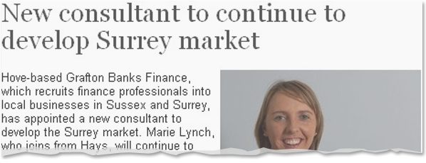 Image for New consultant to continue to develop Surrey market
